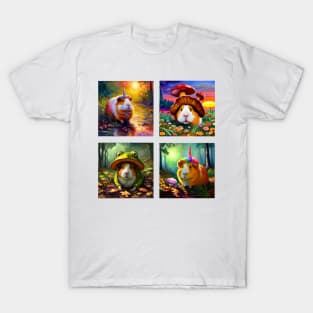 Fantasy Woodland Guinea Pigs T-Shirt